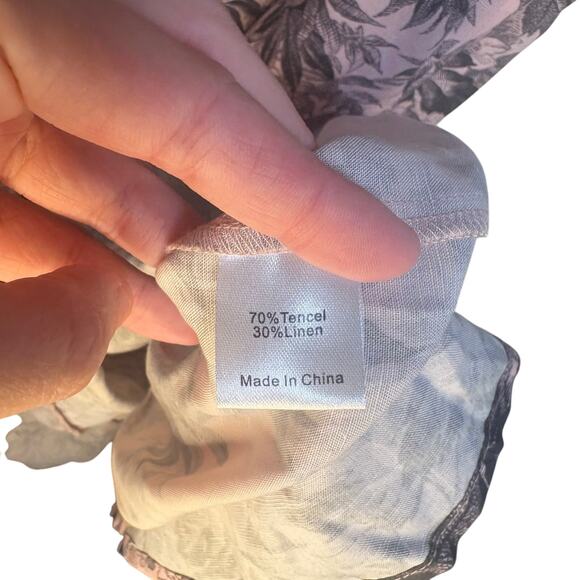 Tuckernuck Pink Black Pressed Powder Toile Lyles Dress Maxi Cottagecore Prarie - Picture 9 of 16